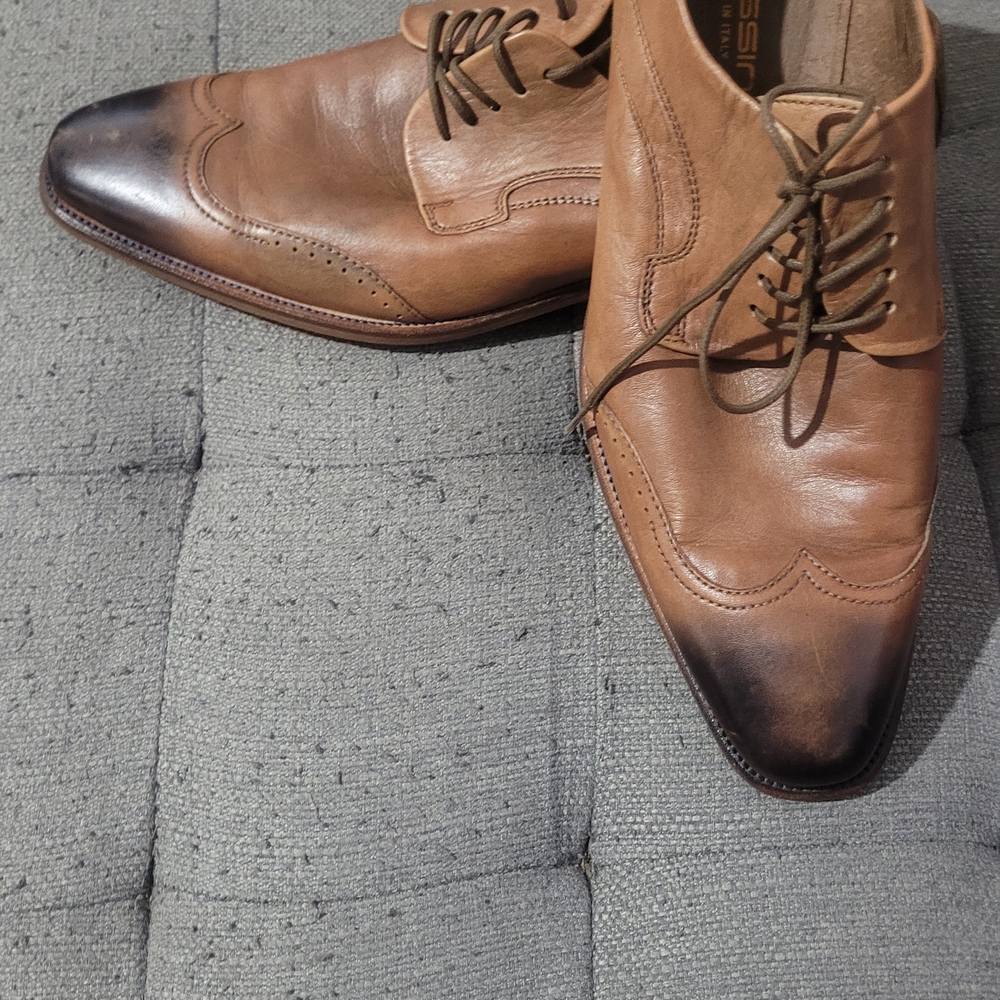 Vero Cuoio Brown and Black Leather Derbys